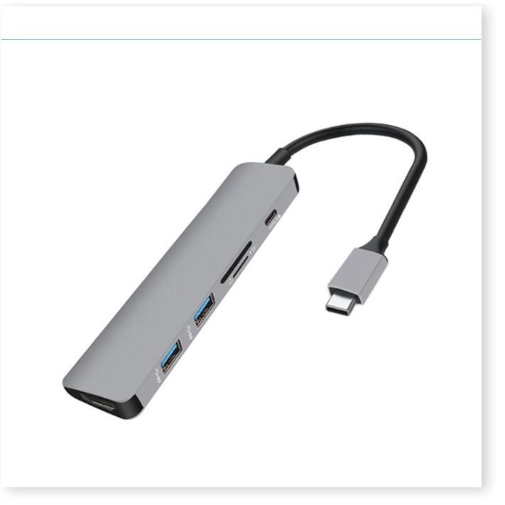 HUB USB C cho Macbook 6 in 1