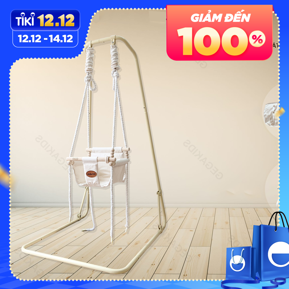 SWING and JUMPER - Combo 2 trong 1 Xích Đu và Nhún nhảy cho BÉ ( Mã GGK-L-CC-JS ) - Sản phẩm cao cấp GEGAKIDS VIỆT NAM