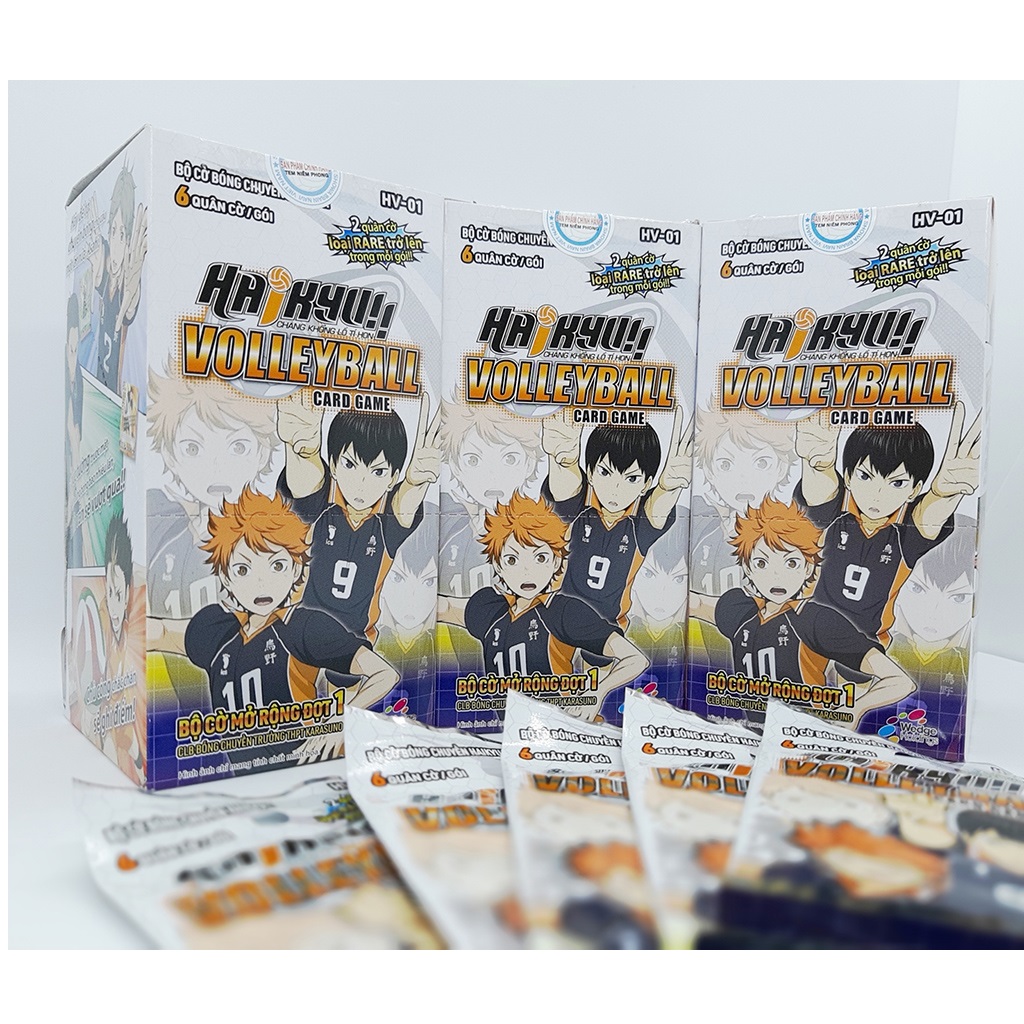 Hộp cờ mở rộng HV-01 - Bộ cờ bóng chuyền HAIKYU - 24 Gói