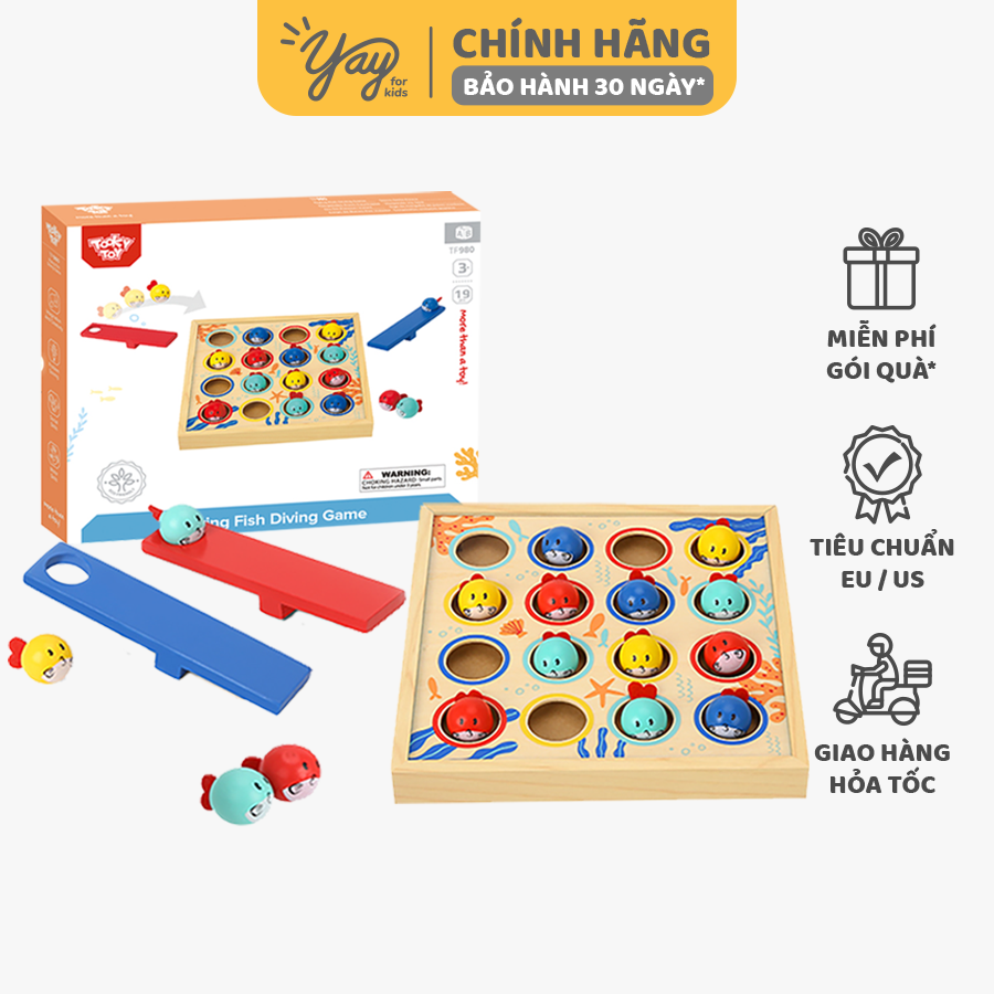 Cá Nhảy Đầm - Búng Cá Vào Ao TOOKY TOY 3+