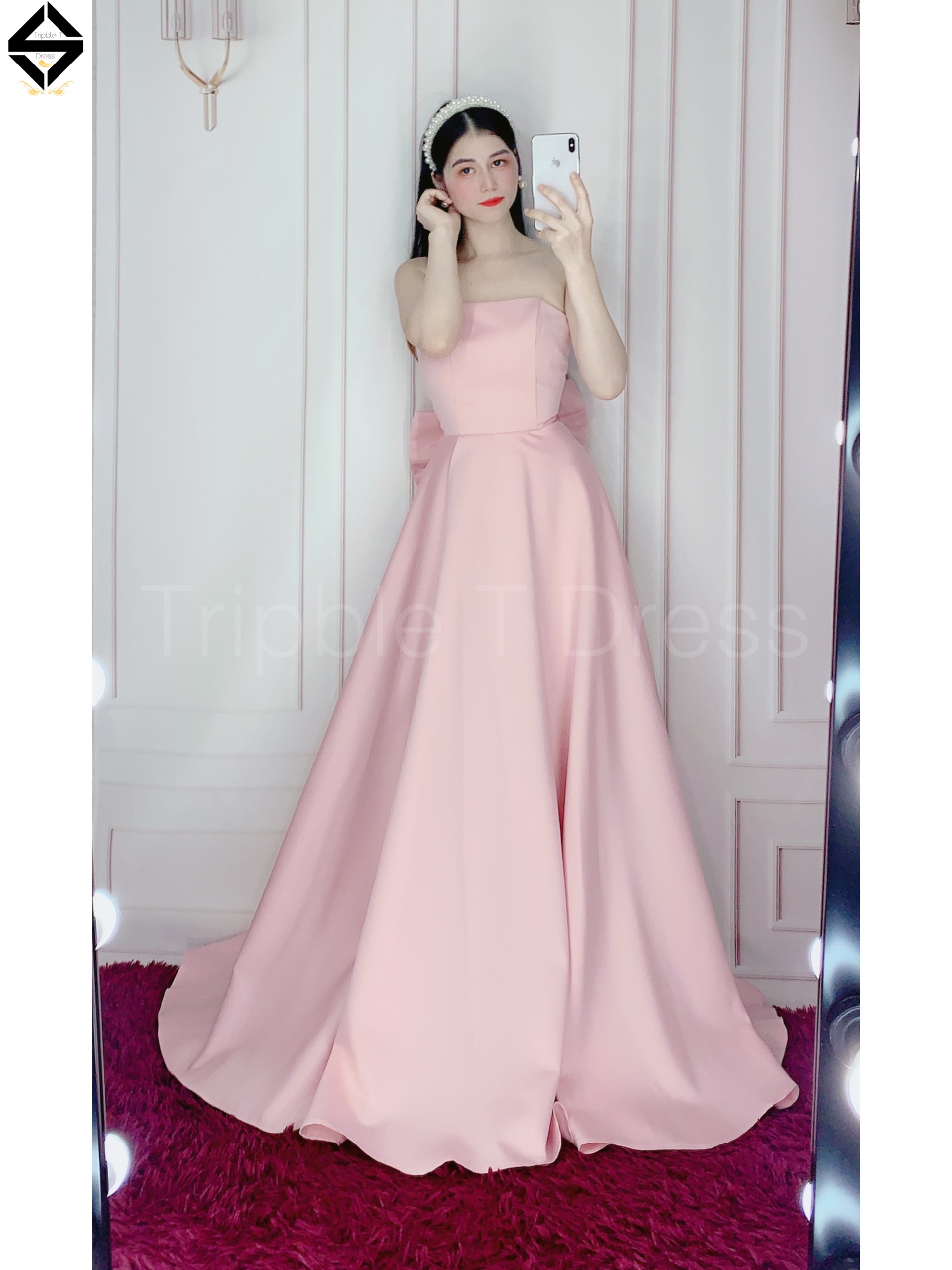 Đầm maxi mặc cưới được hơn 5 kiểu trong 1 sét váy TRIPBLE T DRESS - size S/M/L - MS158Y
