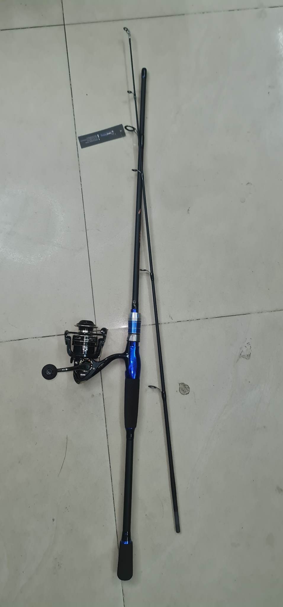 COMBO Rod lure blue 1.8m và máy câu NX-3000