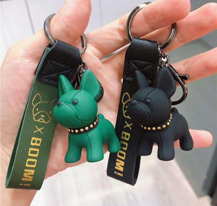 Móc Khoá Hình Chó Bulldog