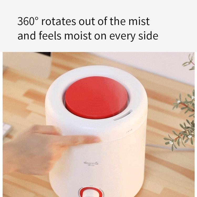 Máy Phun Sương Tạo Ẩm Không Khí Xiaomi Deerma DEM-F300 Mini\ Dung Tích 2.5L Cho Văn Phòng/ Phòng Ngủ/ Nhà Cửa - Hàng nhập khẩu