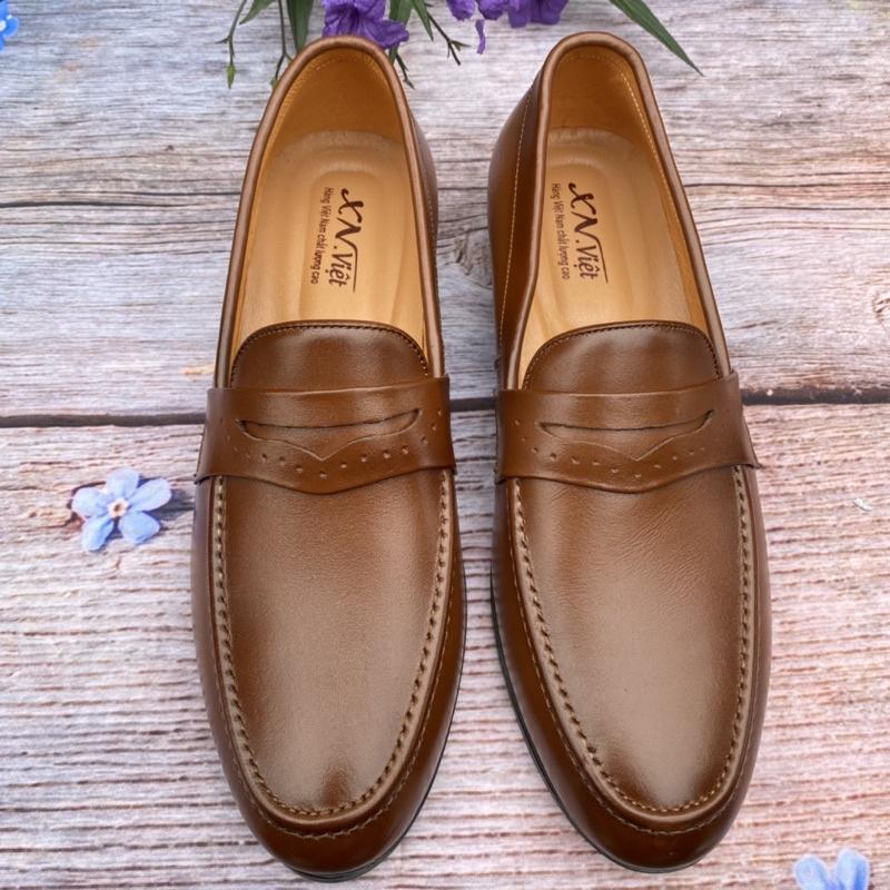 Giày lười nam giày mọi nam da bò cao cấp size 38-43