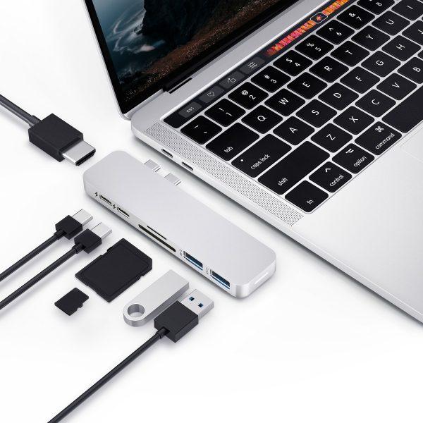 CỔNG CHUYỂN HYPERDRIVE DUO 7-IN-2 USB-C HUB FOR MB PRO/AIR GN28B - Hàng Chính Hãng