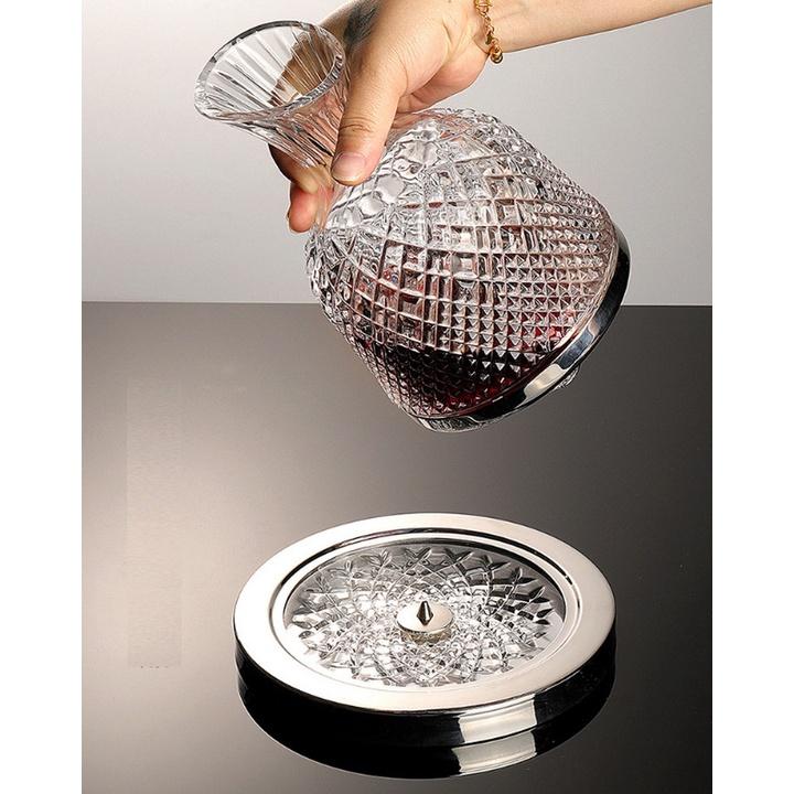 BỘ BÌNH THỞ VANG ĐẾ XOAY SAINT DECANTER