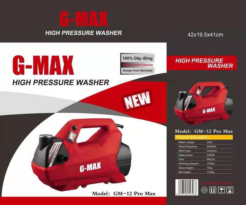 Máy Rửa Xe Gmax 12 Pro 2380W