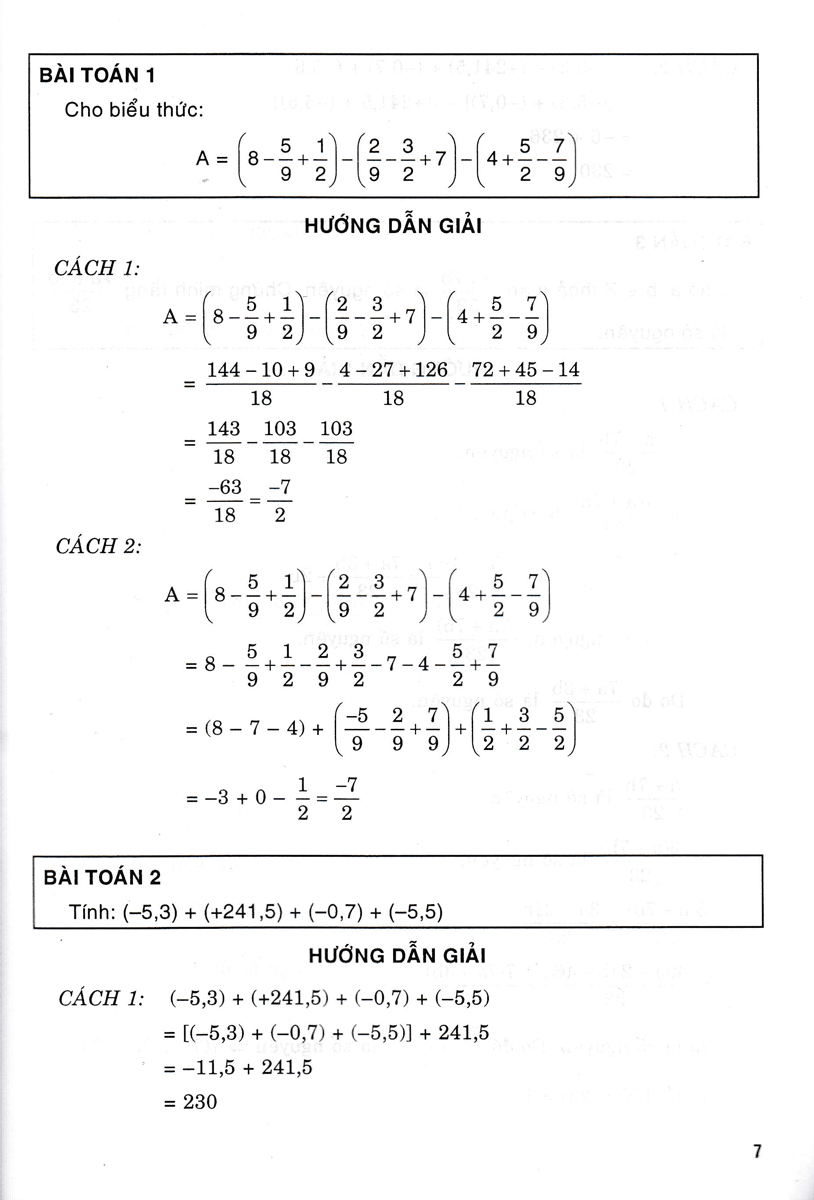 Sách tham khảo- Giải Bằng Nhiều Cách Các Bài Toán 7 (Biên Soạn Theo Chương Trình GDPT Mới)_HA