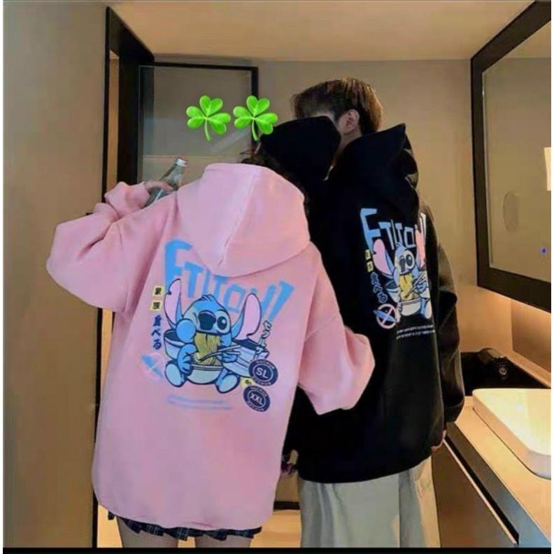 Áo khoác nỉ bông hoodie nam nữ Freesize dưới 65kg