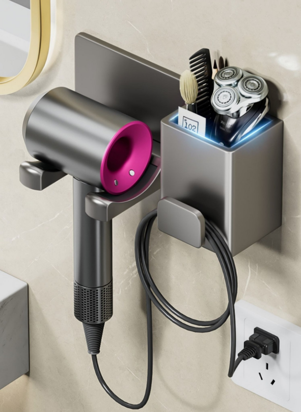 Giá Đỡ Máy Sấy Tóc Drying Hair Shelf Nhôm cao cấp