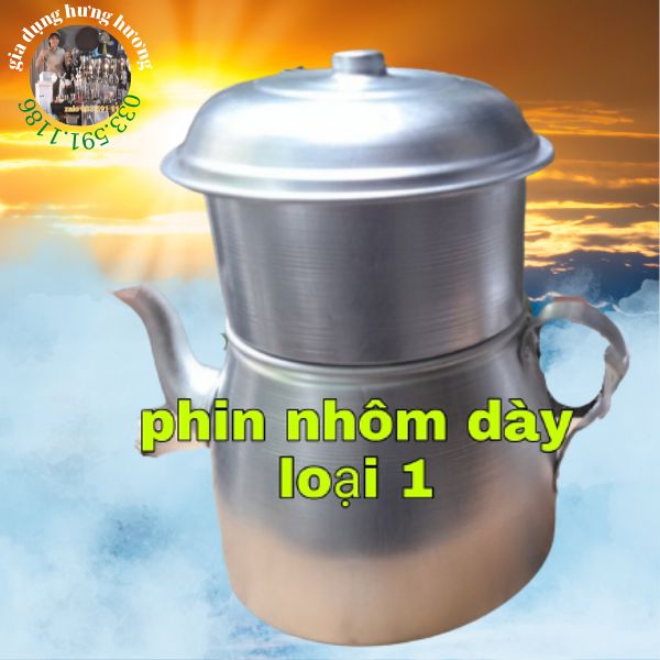 phin nhôm lớn pha coffe dụng cụ pha chế