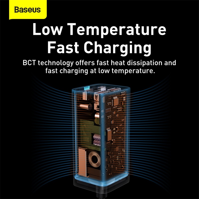 Bộ Sạc Nhanh Baseus 100W GaN3 Pro Desktop Fast Charger 4 in 1 ( Quick-Charge-4.0-QC-3.0-PD-AFC) - Hàng chính hãng