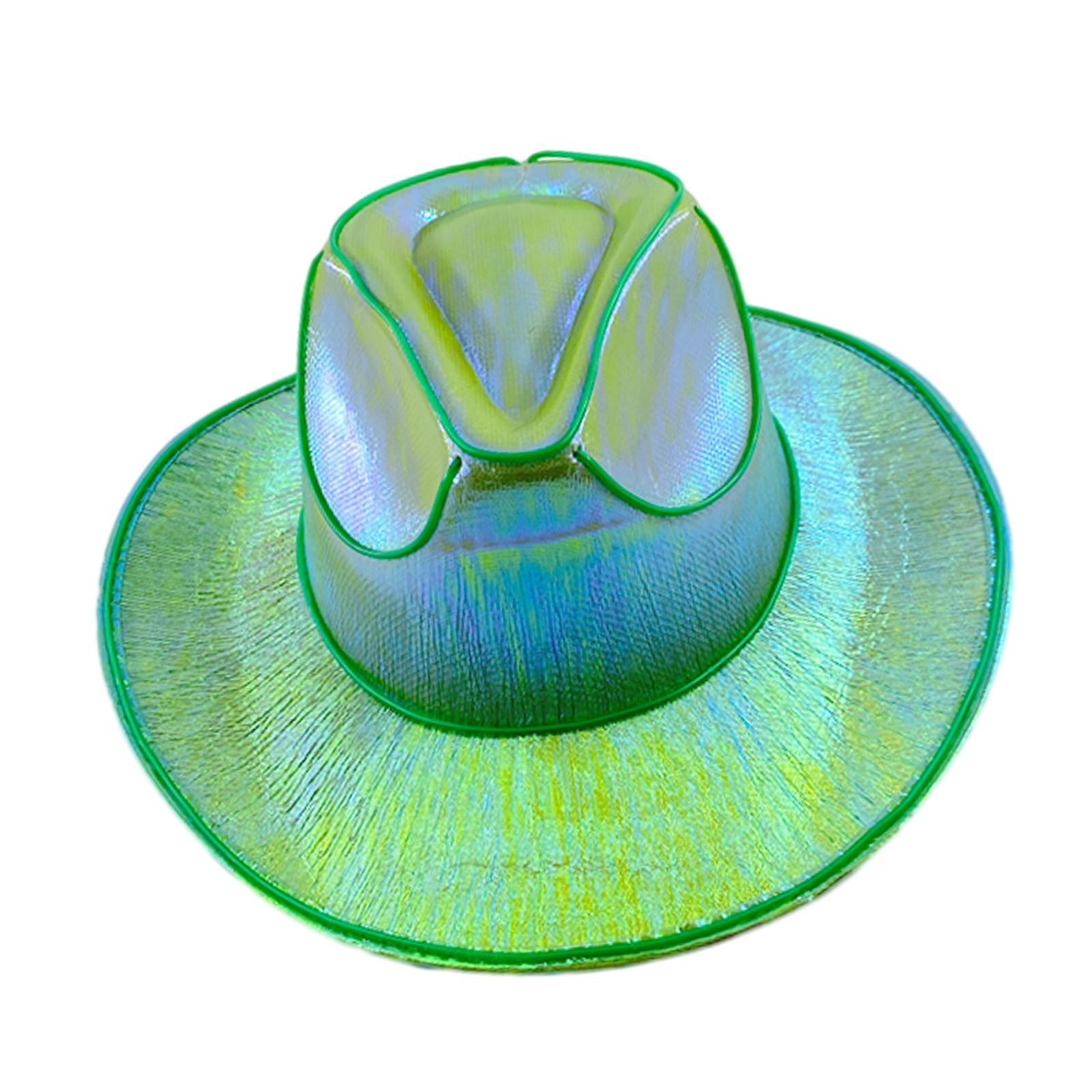 Cowgirl Hat LED Cowboy Hat Hat Fancy Dress Western Cowboy Hat Light up Cowboy Hat for Halloween Bridesmaid Bridal Holiday