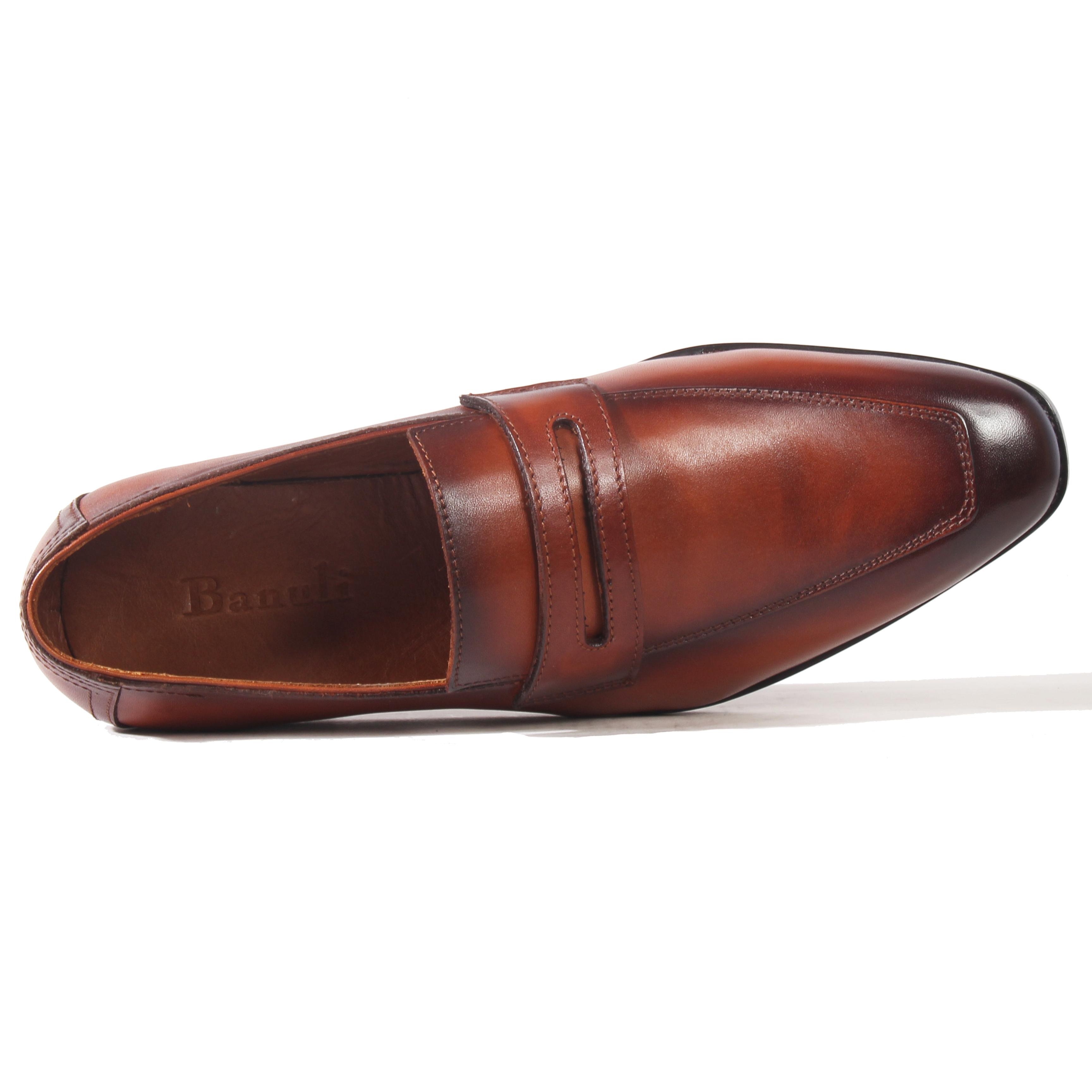 Giày Tây Lười Nam Công Sở Banuli Da Bê Italian Penny Loafers H1PL2 (Da Veg Itali Mềm Dẻo, Đế Siêu nhẹ, Bảo Hành Trọn Đời)