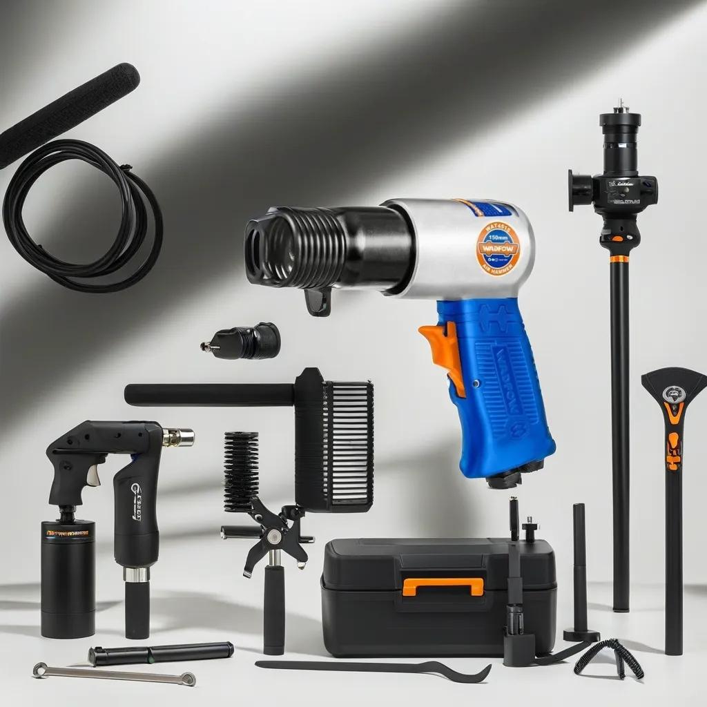 MÁY ĐỤC HƠI 150MM (KHÔNG KÈM ĐẦU NỐI NHANH) WADFOW WAT4515 - HÀNG CHÍNH HÃNG