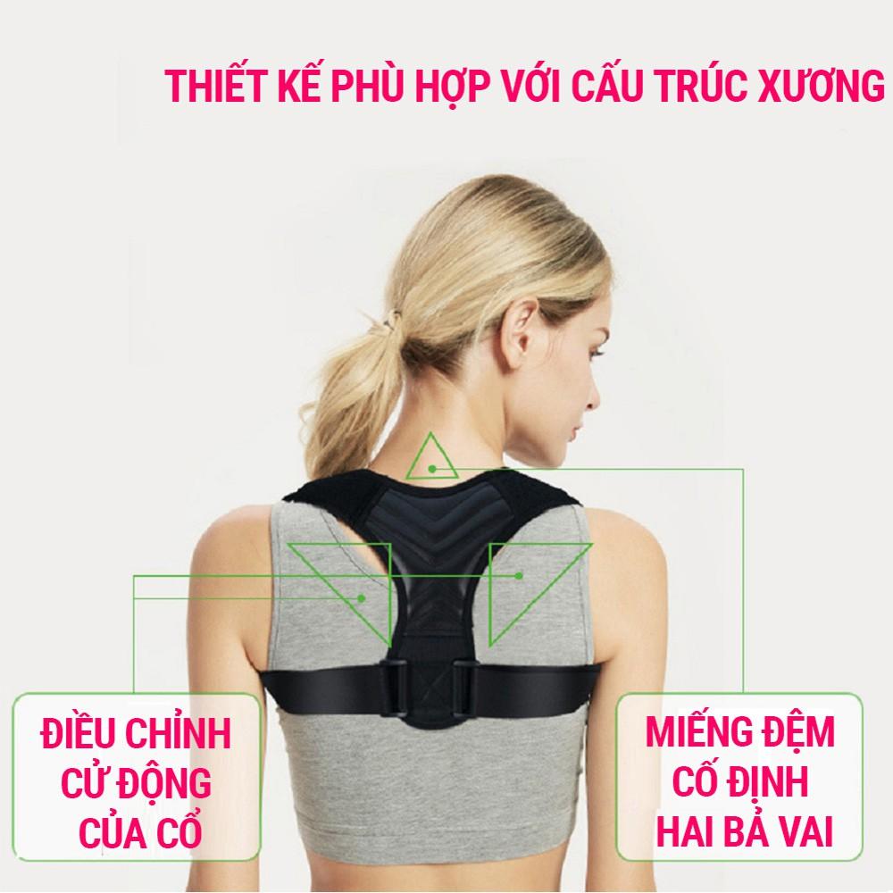 Đai chống gù lưng cao cấp cải thiện, điều chỉnh tư thế hiệu quả chính hãng SPORTY BC15