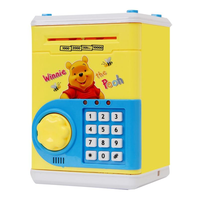 Két sắt điện tử mini cho bé tiết kiệm tiền - Ống tiết kiệm khóa mã số thông minh cho bé