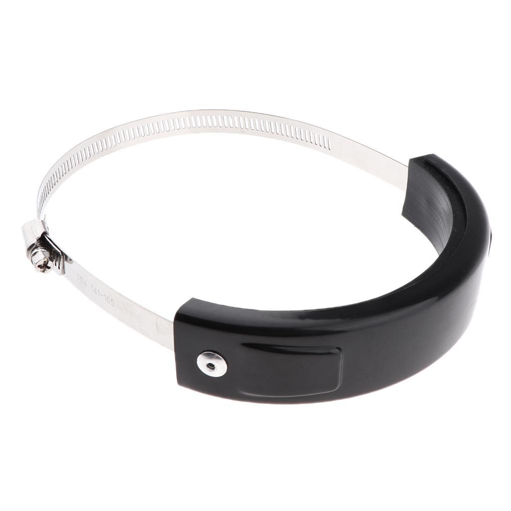 Exhaust Pipe Slider Crash Protector Clamp for 530 Black