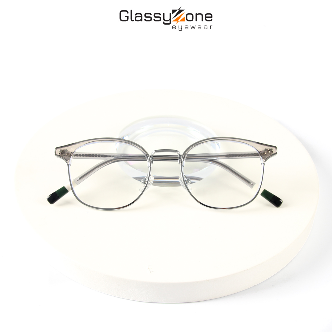 Gọng kính cận, Mắt kính giả cận nhựa dẻo Form vuông Nam Nữ Moriarty - GlassyZone