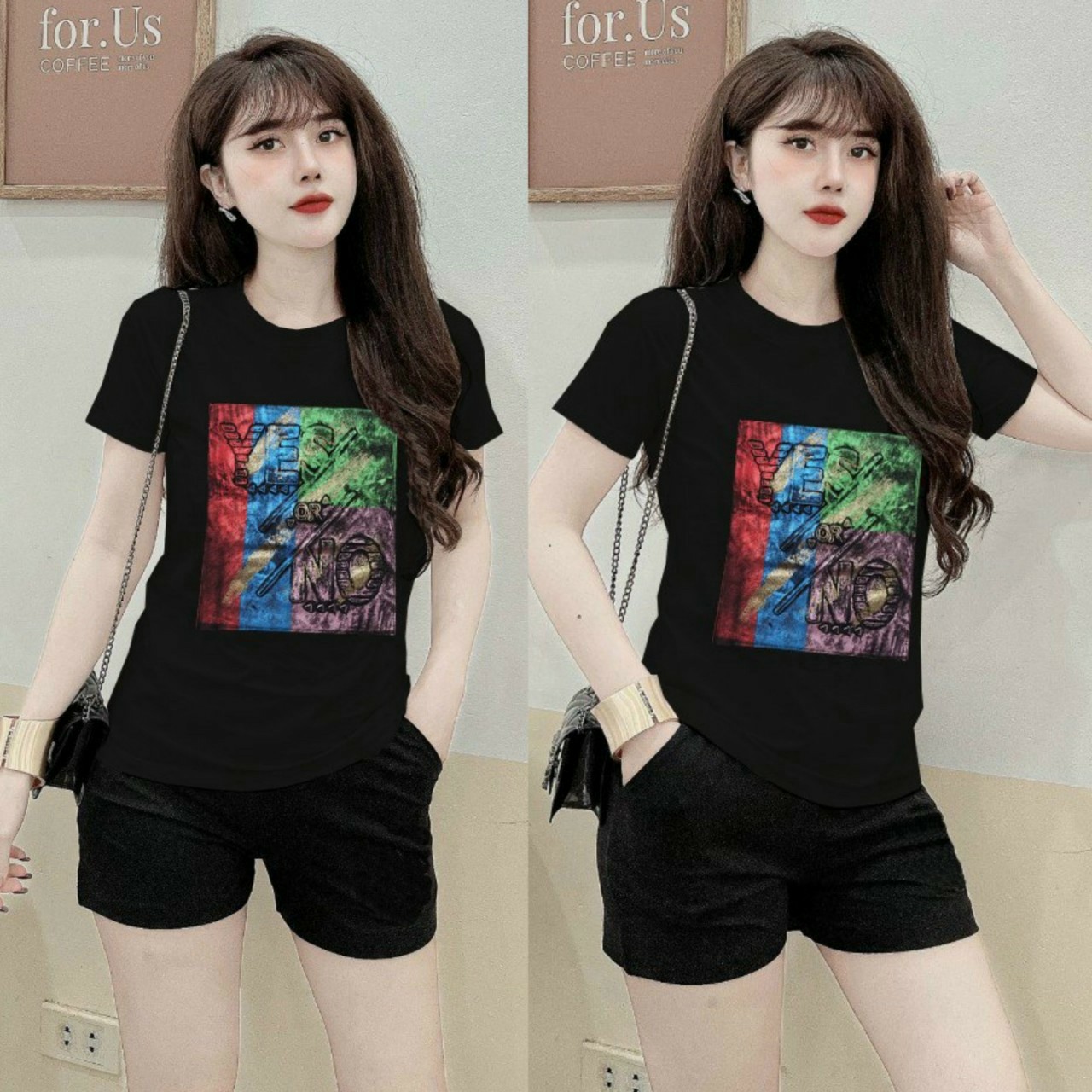 Đồ bộ thun cotton đùi logo nhập in nổi cao cấp MS051