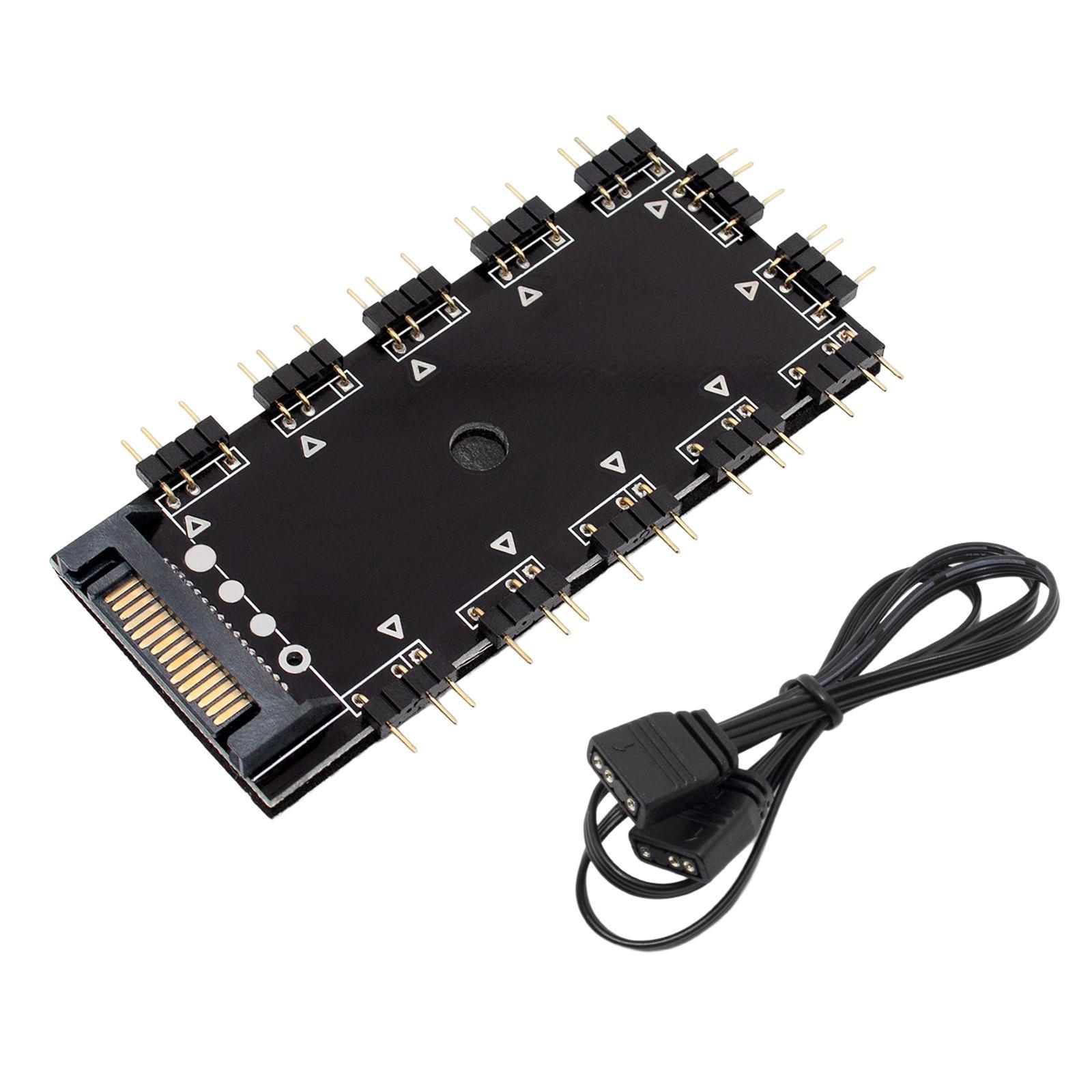 ARGB Splitter 5V 3Pin with Extension Cable Interface for LED Controller