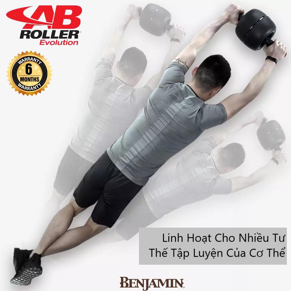 Con Lăn Tập Bụng Khổng Lồ AB W100 Có Lò Xo Trợ Lực Cho Người Mới Tập + Tặng Mút Lót Chân