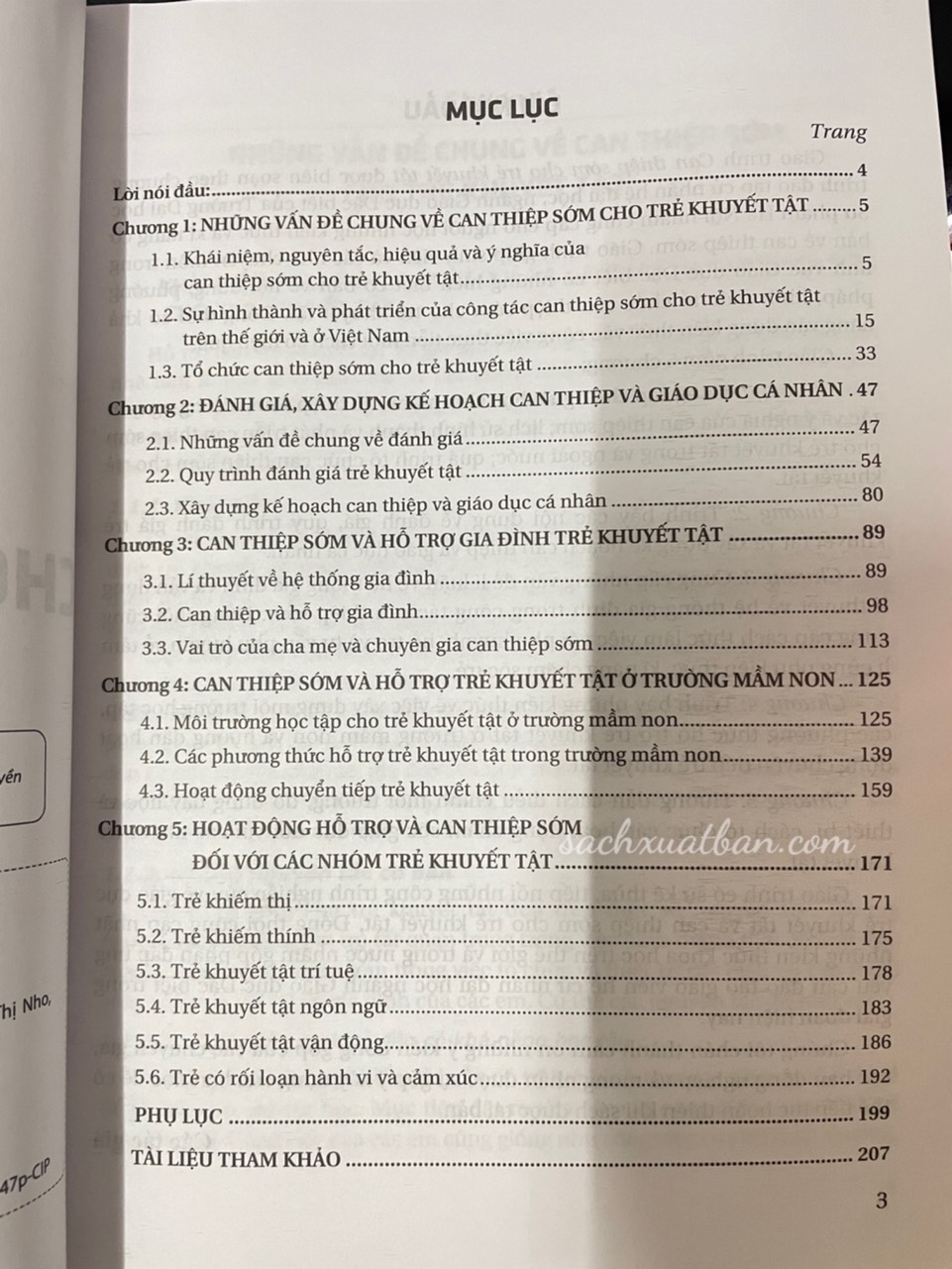 Sách Giáo Trình Can Thiệp Sớm Cho Trẻ Khuyết Tật