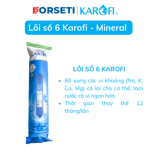 Lõi Lọc Ro Karofi Số 6 - Khoáng Đá Mineral