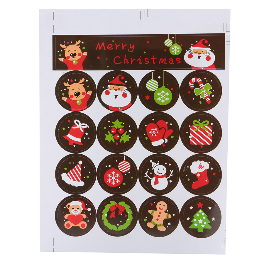 Tấm Sticker Trang Trí - Chủ Đề Noel