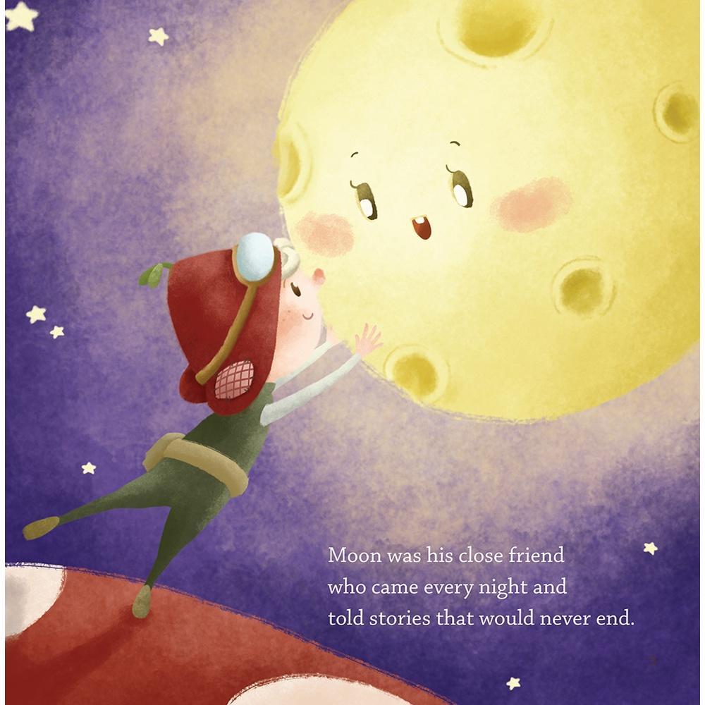 Sách Tiếng Anh 3 - Kii’s First Adventure - Moon Moon, Where Are You - Giải Thưởng Sách Tranh Ehomebooks - Quảng Văn