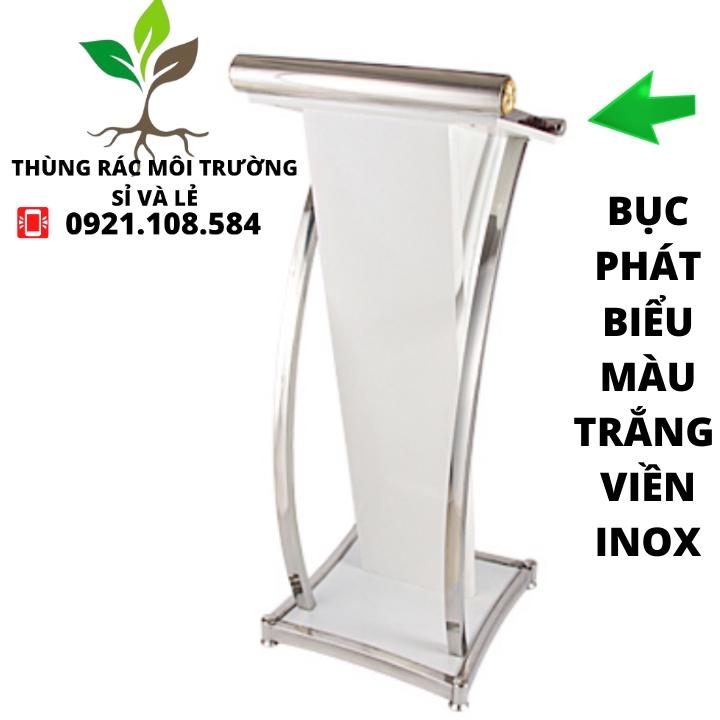 BỤC PHÁT BIỂU KIỂU MỸ MÀU TRẮNG