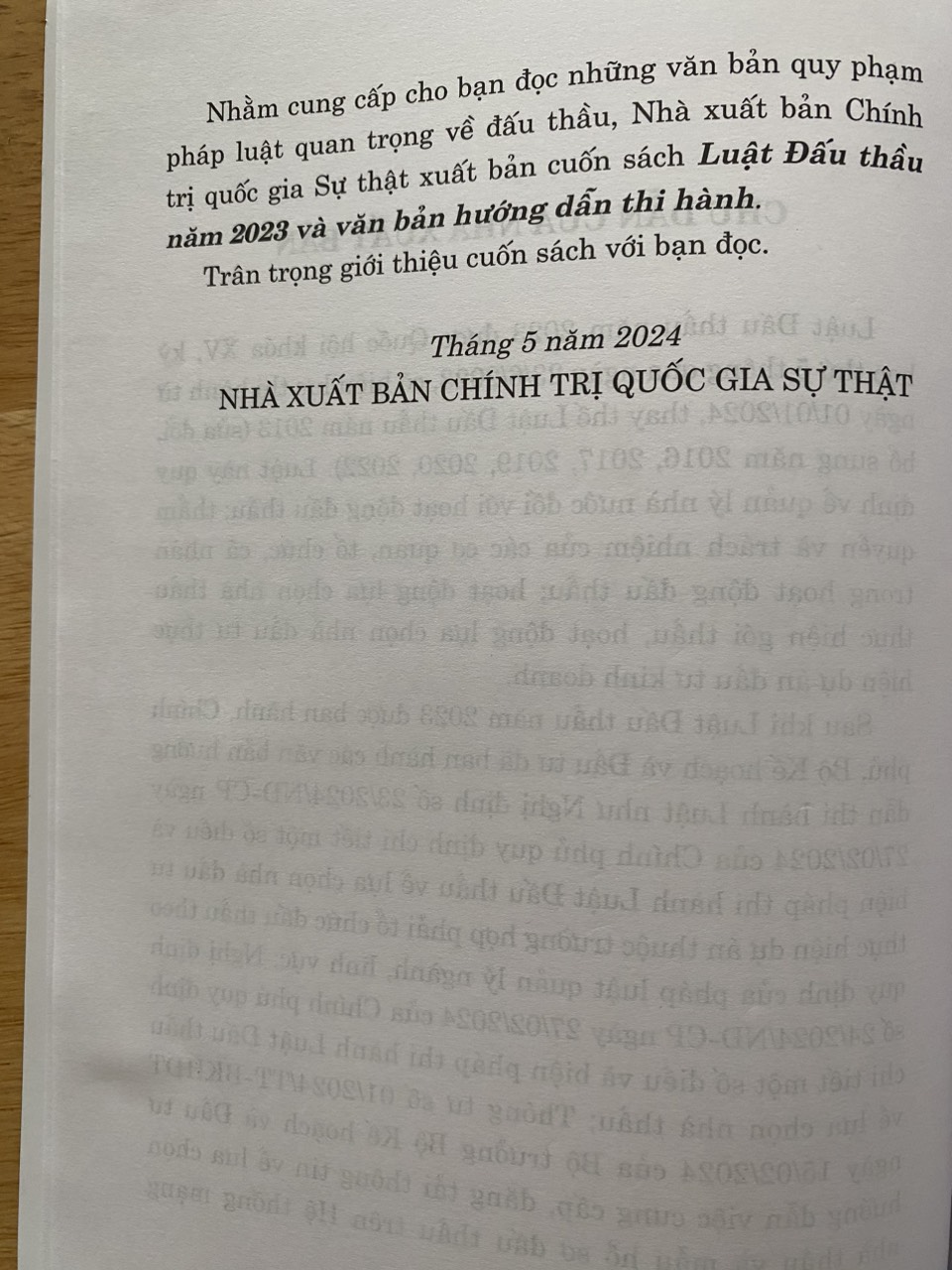 Luật Đấu thầu năm 2023 và văn bản hướng dẫn thi hành
