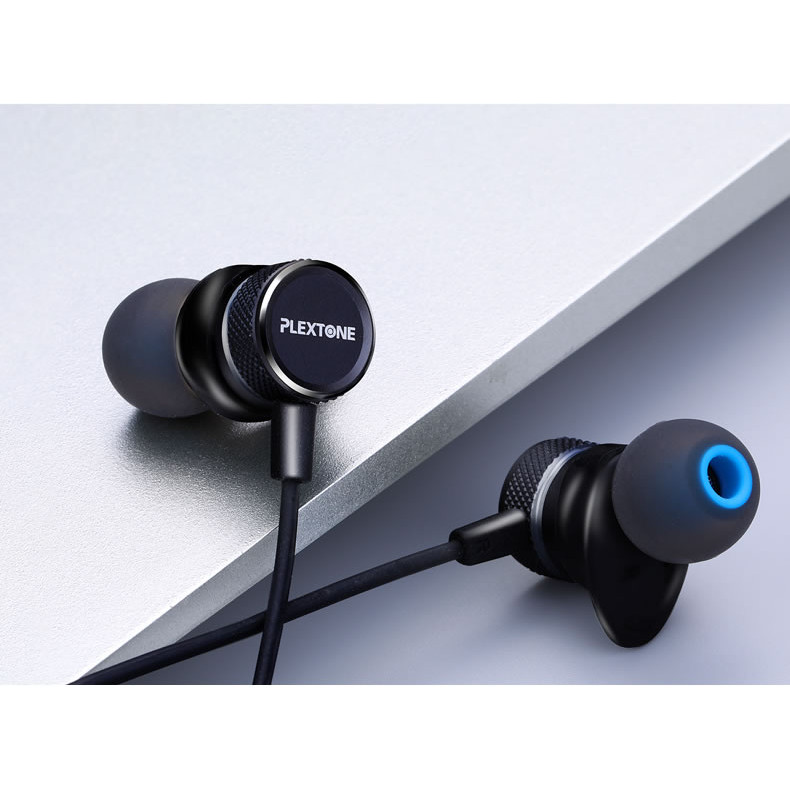 Tai nghe in ear Gaming chơi Pubg Mobile, hỗ trợ chống ồn Plextone G15 hai đầu từ tính, tăng cường Bass giúp nghe rõ tiếng bước chân, tiếng bắn nhau, đàm thoại rõ với HD Microphone. - Hàng Chính Hãng.