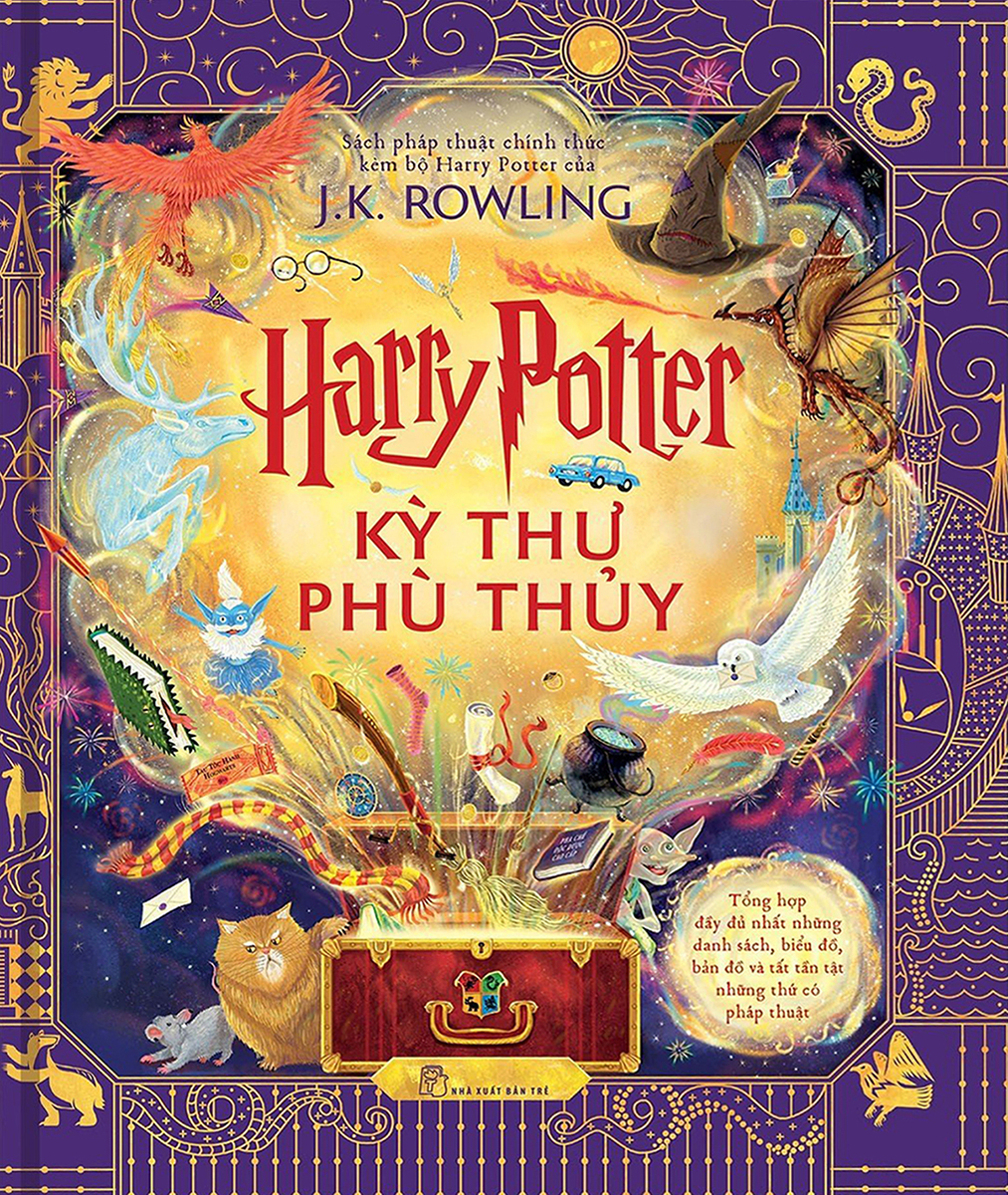 Sách - Harry Potter : Kỳ Thư Phù Thủy ( Bách Khoa Toàn Thư Bằng Tranh Màu ) - Tặng Kèm Sổ Xương Rồng