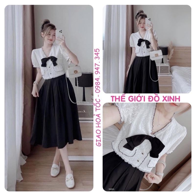 Bật mí chân váy đen kết hợp với áo gì  TRISCY