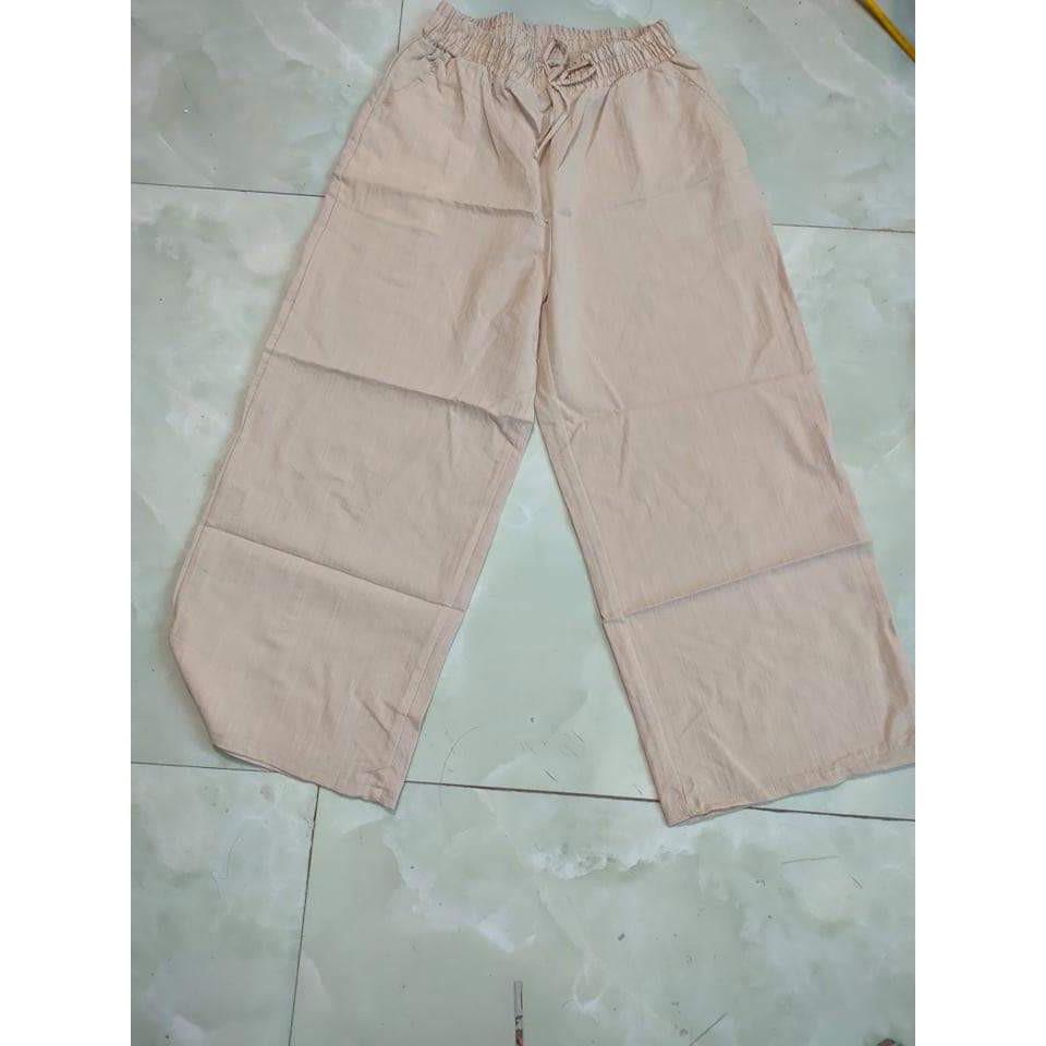 Quần ống rộng lưng thun cao cấp