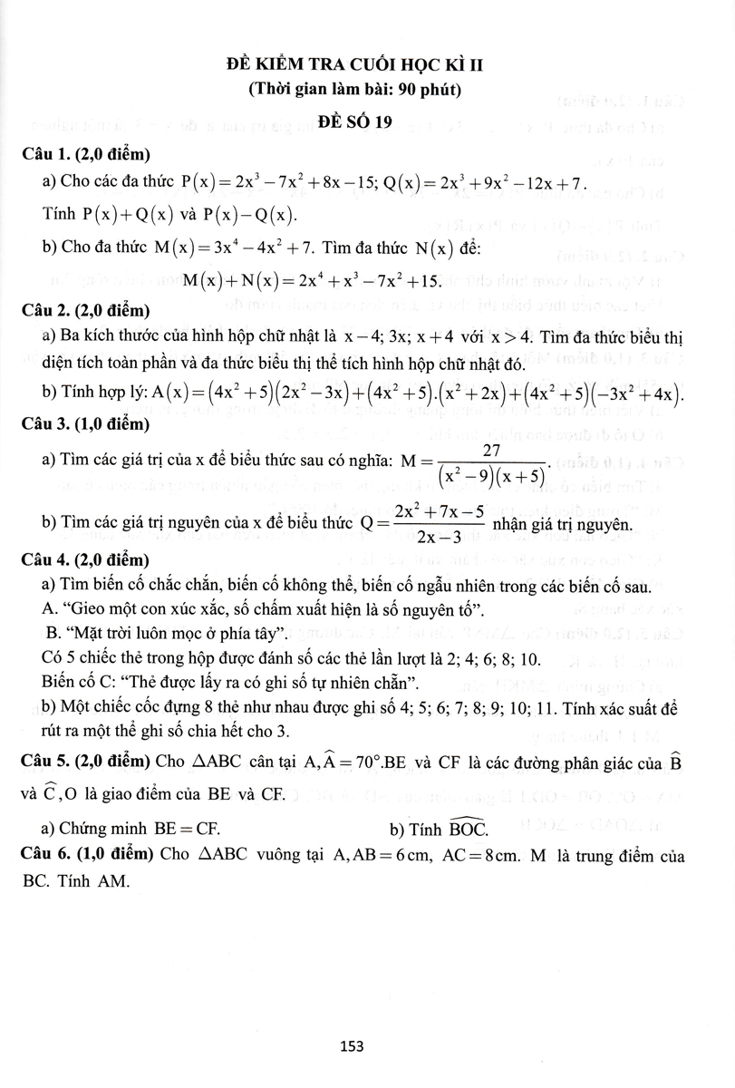 Đề Kiểm Tra Đánh Giá Năng Lực Môn Toán Lớp 7 _EDU