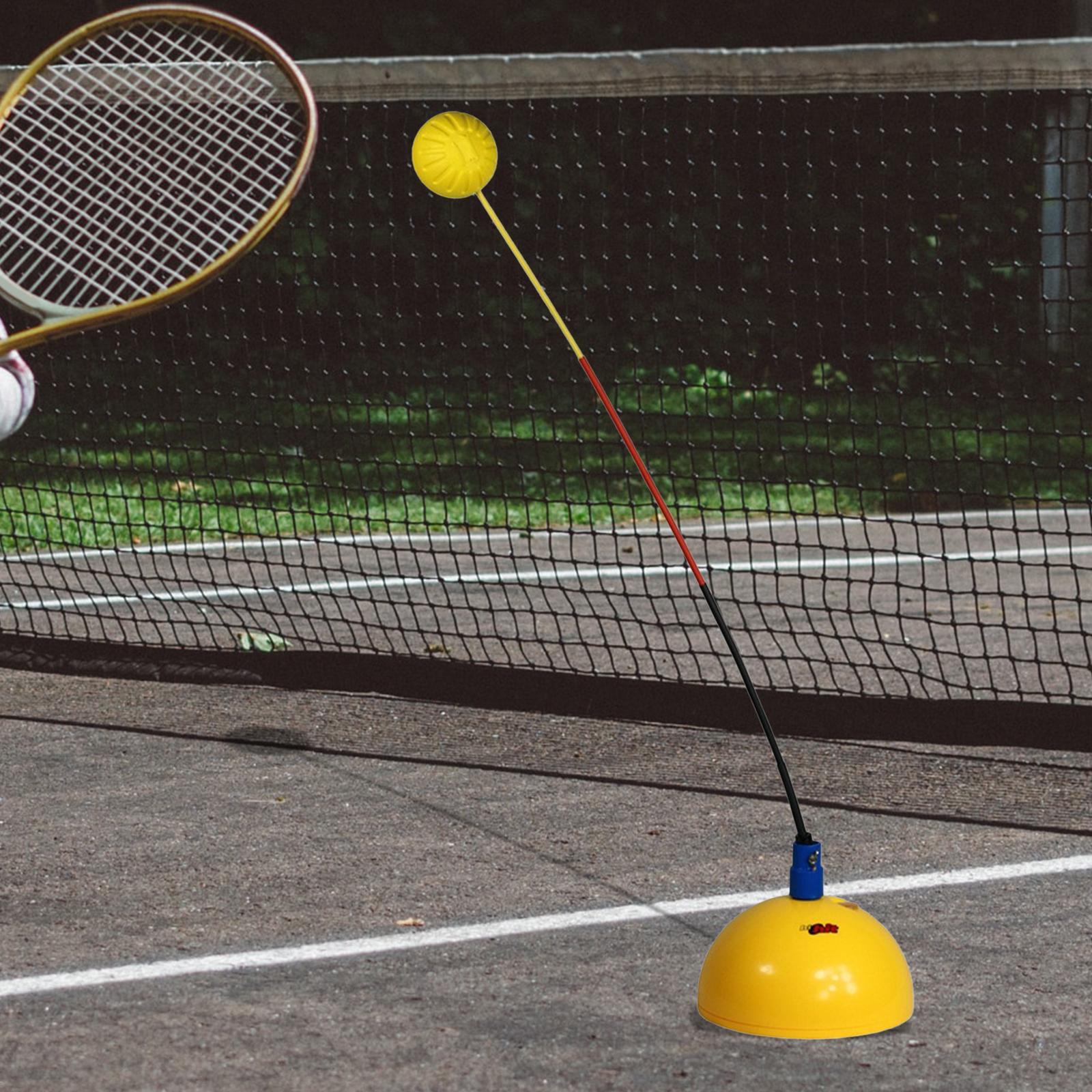 Tennis Trainer System Portable Self Training Tool for Training Swing Hitting