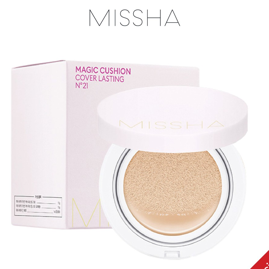 Phấn Nước Che Phủ Hoàn Kiềm Dầu Missha M Magic Cushion Cover Lasting SPF50+/PA+++ 15g