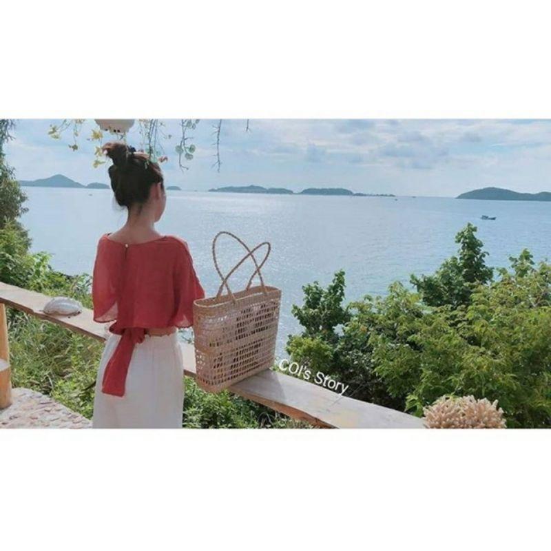 Giỏ cói, làn cói xách tay, đeo vai