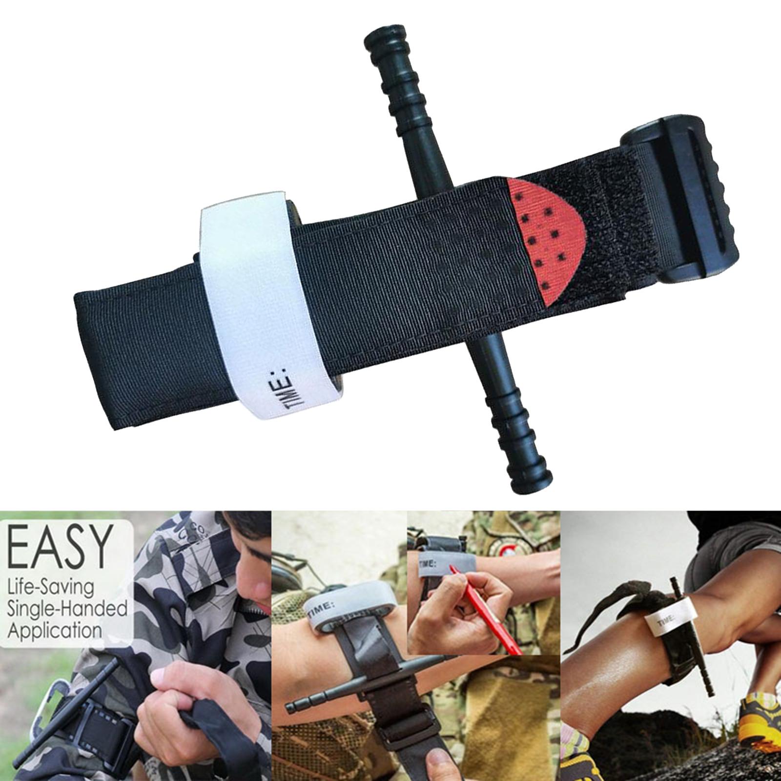 Tourniquet Strap Buckle Band Paramedic Kit for First Aid Bleeding Control School Training Severe Emergencies Blood Stop Belt