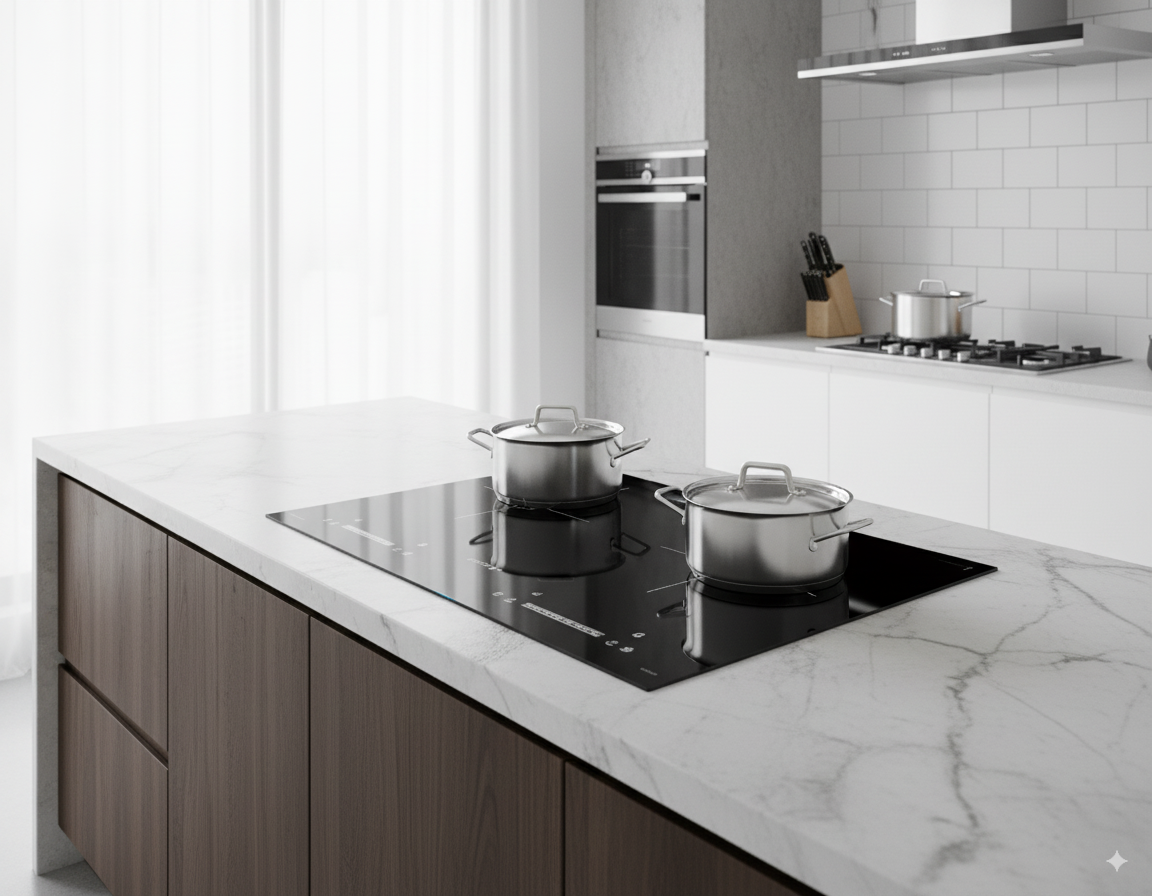 Kopper Bếp từ đôi KP5599 công suất 2400W sang trọng và bền bỉ với mặt kính Ceramic và công nghệ IGBT tiết kiệm điện năng Hàng Chính Hãng