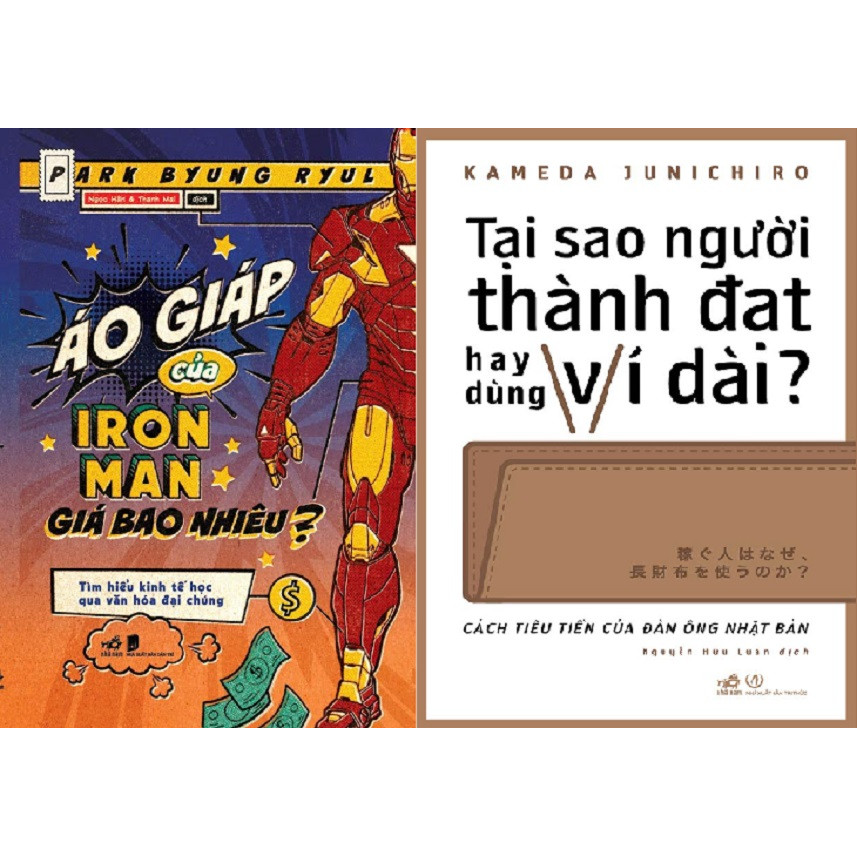 Combo Sách - Áo Giáp Của IRONMAN Giá Bao Nhiêu + Tại Sao Người Thành Đạt Hay Dùng Ví Dài