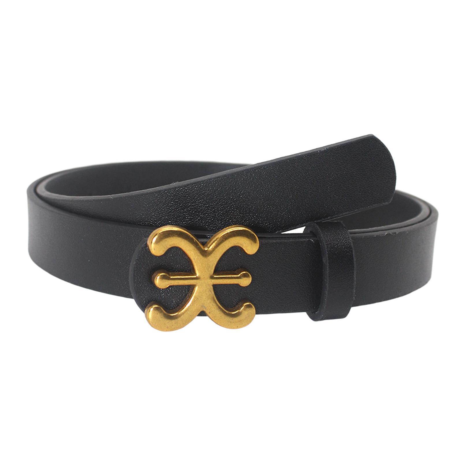 Women Belt Adjustable PU Leather Waist Belt Dress Belt Girl Clothing Decoration Waistband Belt for Club
