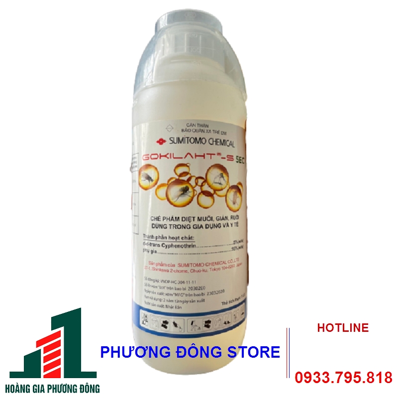 Thuốc diệt muỗi và côn trùng GOKILAHT S 5EC