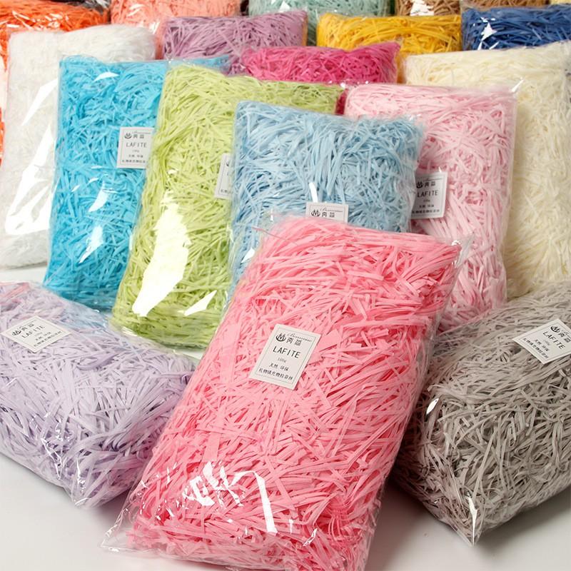 Giấy rơm giấy vụn lót hộp quà tặng 1 kg