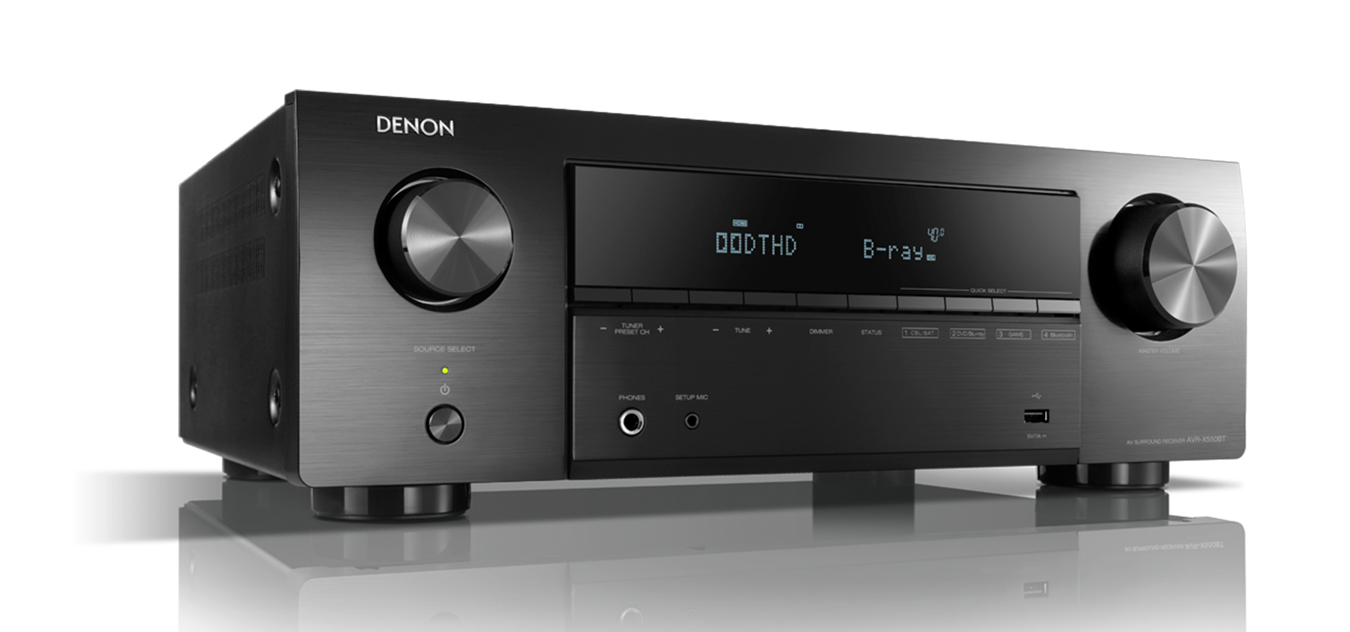 Ampli Denon Receiver AVR-X550BT HÀNG CHÍNH HÃNG NEW 100%