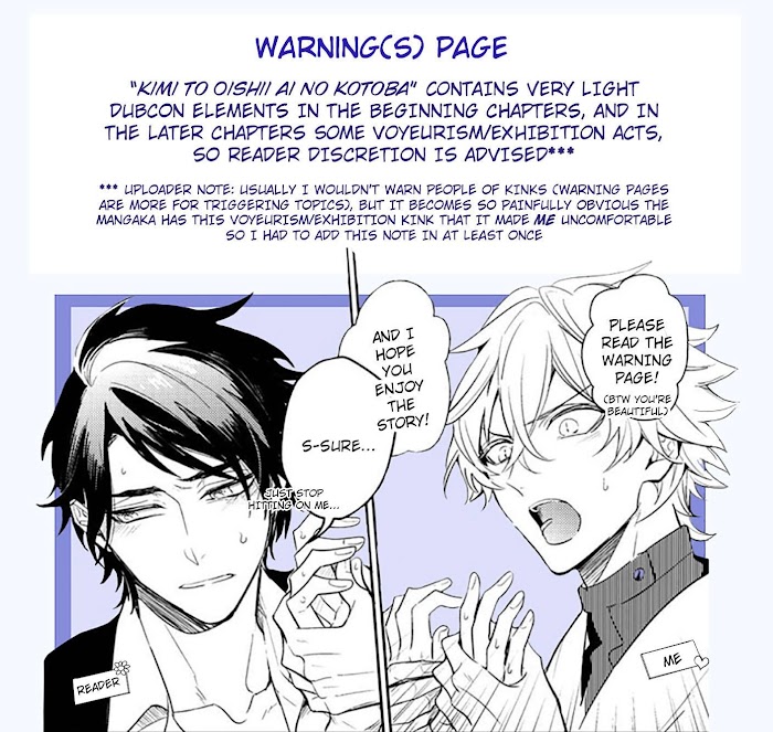 những lời yêu thương ngọt ngào đến em chapter 1 1