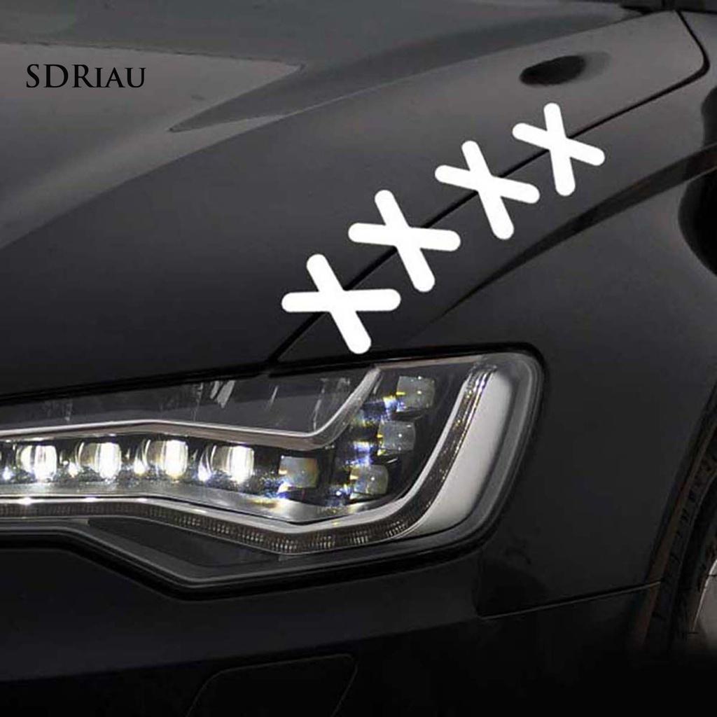 Bộ 6 Miếng Dán Chống Bụi Hình Chữ X Cho Xe Hơi / Xe Tải